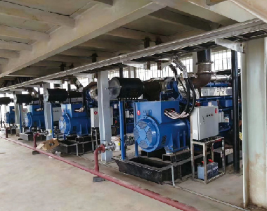 非洲燃?xì)獍l(fā)電項目（玉柴配德科10臺500KW）