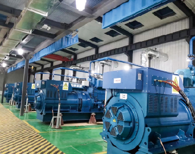 貴州煤層氣發(fā)電項目（4臺1500KW10.5KV6極高壓發(fā)電機(jī)）
